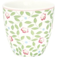 GreenGate Mini Latte Cup "Vive la mer" - 7x7 cm (Weiß)