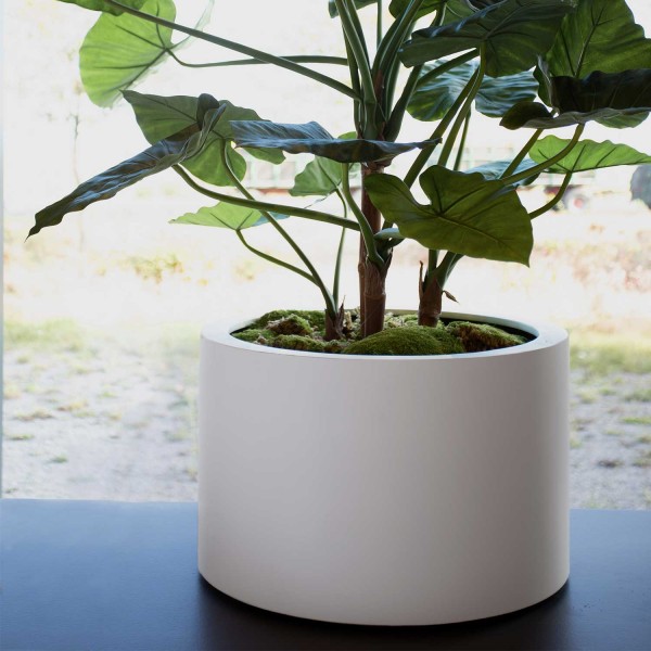 Pflanzkübel "Tribeca Shape" - ø 48 cm (Weiß) von fleur ami