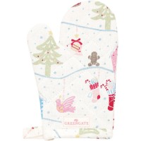 GreenGate Kinder-Ofenhandschuh "Laura Christmas" (White) GreenGate Kinder-Ofenhandschuh "Laura Christmas" (White)