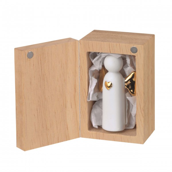Kleiner Talisman von räder Design: Angel to Go in Holzschachtel