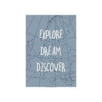 Ib Laursen Metallschild "Explore, Dream, Discover"