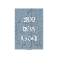 Ib Laursen Metallschild "Explore, Dream, Discover"