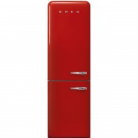 smeg Kühl-/Gefrierkombination "50's Retro Style" FAB32 mit Türanschlag links (Rot)