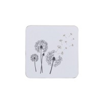 Krasilnikoff Untersetzer "Pusteblume" (Weiß / Gold)