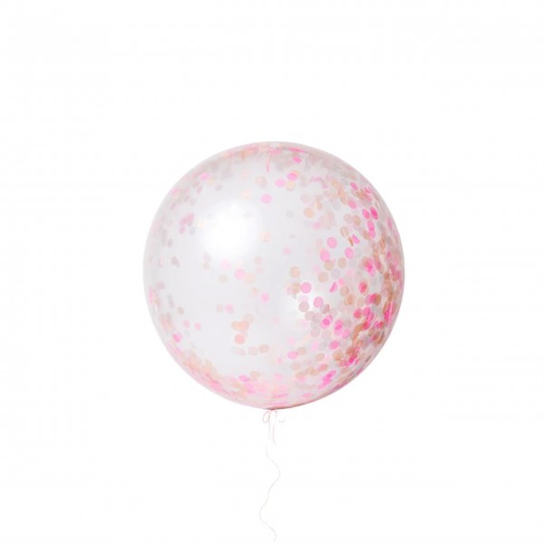 Konfettiballon "Rosa Riese" von Meri Meri