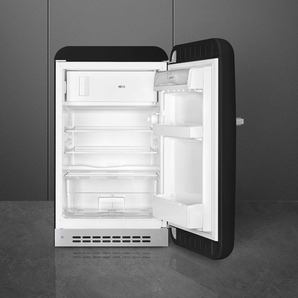 smeg Kühl-/Gefrierkombi FAB10 "50's Retro Style" (Schwarz) Tür rechts