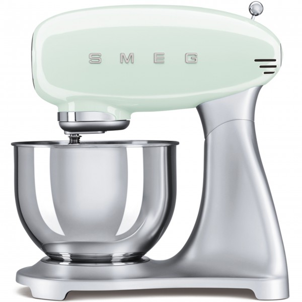 smeg Küchenmaschine mit smeg Eisbereiter und extra smeg Edelstahlschüssel