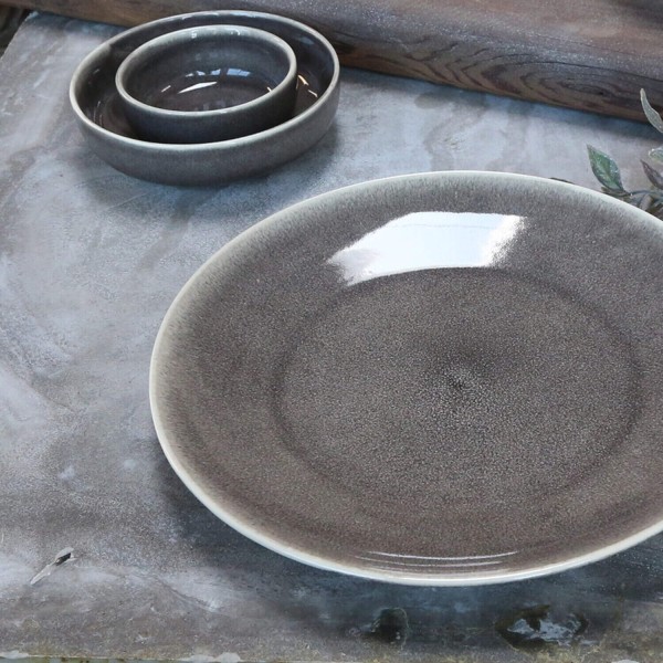Servierteller "Calais" (Kohle) von Chic Antique