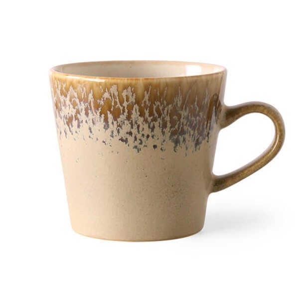 Cappuccino-Tasse "70s ceramics" (Bark) von HKliving