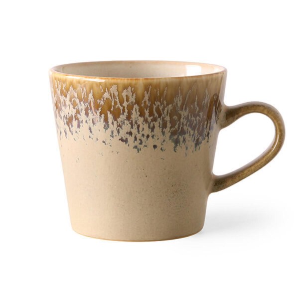 Cappuccino-Tasse "70s ceramics" (Bark) von HKliving