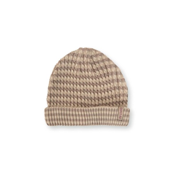 Pip Studio Beanie "Amanda - Stripe" (Sand)