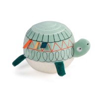 Aktivitätsspielzeug "Turbo die Schildkröte" - 10x10 cm (Grün) von sebra