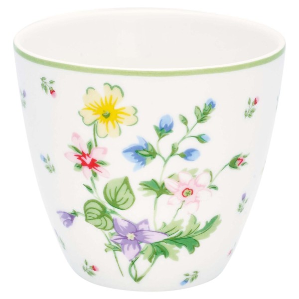 GreenGate Latte Cup "Fiola" (White)