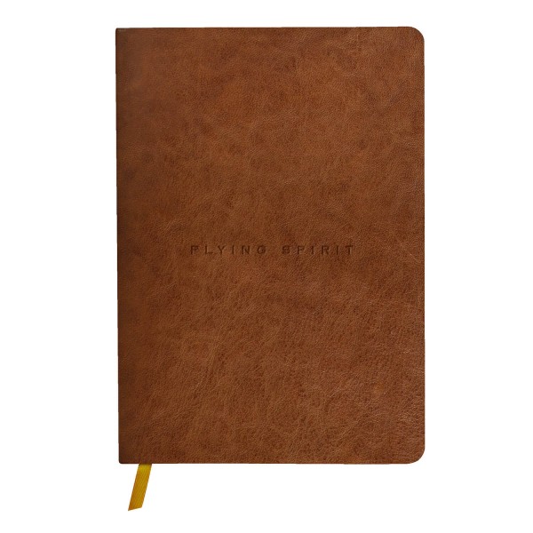 Notizbuch liniert "Flying Spirit" - A5 (Cognac) von Clairefontaine