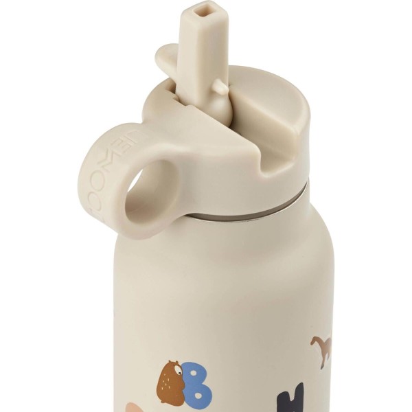 Wasserflasche "Falk - Alphabet" - 350 ml (Sandy) von Liewood