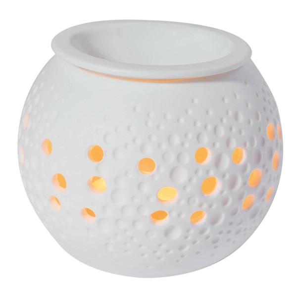 Duftlampe "LIVING - Elemente des Dufts" - 8,5cm (Weiß) von räder Design