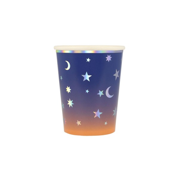 Pappbecher "Making Magic Star" - 256 ml (Bunt) von Meri Meri