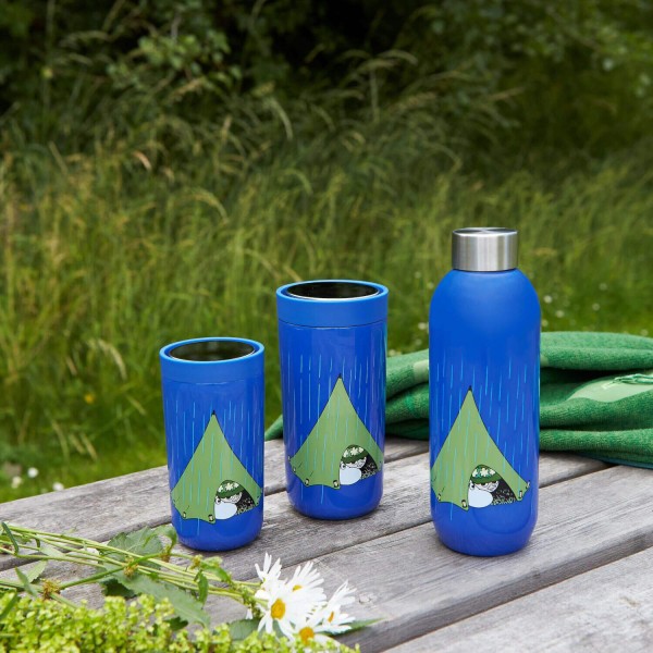 Stelton Thermobecher "To Go Click- Moomin camping" - 0,2 l (Blau)