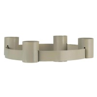 Ib Laursen Adventskranz mit verschiebbaren Kerzenhaltern - ø 26cm (Beige)