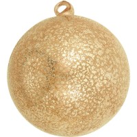 GreenGate Weihnachtskugel "Estella" - 10 cm (Antique Gold)