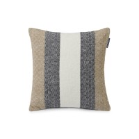 Kissenbezug "Vertical Striped" - 50x50 cm (Grau) von Lexington
