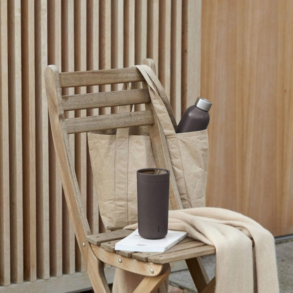 Stelton Thermobecher "To Go Click" (Soft Bark)