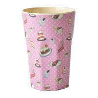 rice Melamin Becher "Sweet Cake" - L (Bunt)