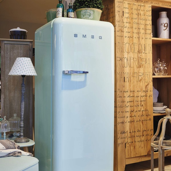 smeg Kühlschrank "50's Retro Style" FAB28 (Pastellblau) Tür rechts