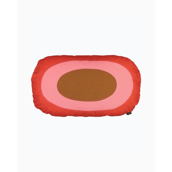 marimekko Kissen "Melooni" (Rot/Braun) - 70x47cm
