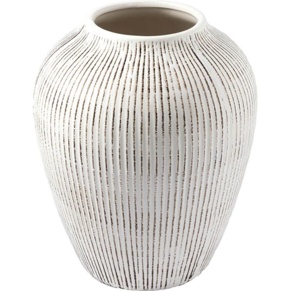 GreenGate Vase "Flute" - L (Off White)