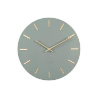 Wanduhr "Charm" (Dschungelgrün) von Karlsson by Present Time