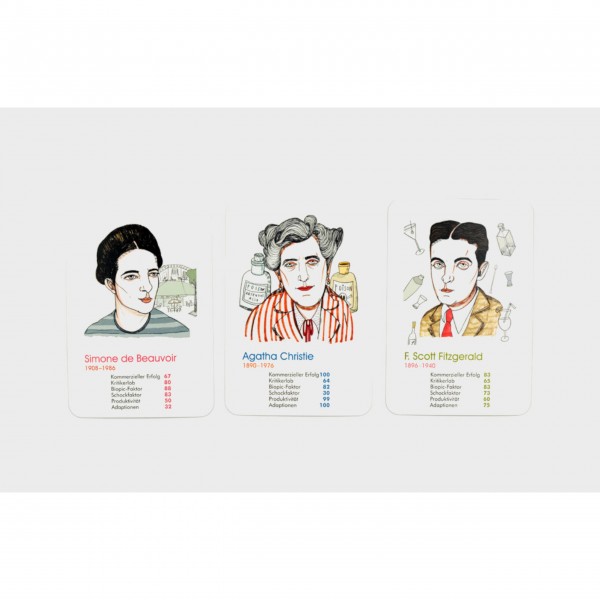 Kartenspiel "Autoren-Quartett" von Laurence King Kartenspiel "Autoren-Quartett" von Laurence King