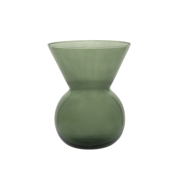 Glas-Vase - ø12x15cm (Grün) von Urban Nature Culture