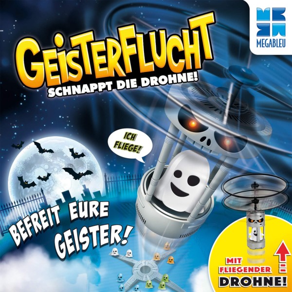 Familienspiel Geisterflucht - Schnappt die Drohne von Megableu Familienspiel Geisterflucht - Schnappt die Drohne von Megableu