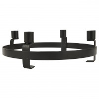 Ib Laursen Adventskranz - Ø:27,5cm (Schwarz)