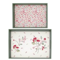 GreenGate Tablett im 2er-Set "Mozy" (Pale Pink)