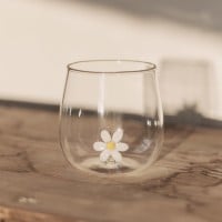 Trinkglas "Daisyfigur" (Transparent) von Eulenschnitt