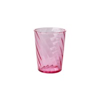 rice Wasserglas / Tumbler "Acrylic" - 340 ml (Pink/Swirl)