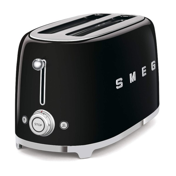 SMEG Zwei-Schlitz-Toaster, lang, 4 Scheiben, 50's Style
