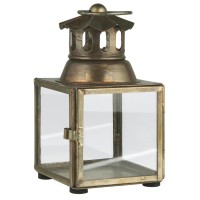 Ib Laursen Laterne Mini mit Schornstein - 12 cm (Gold) 