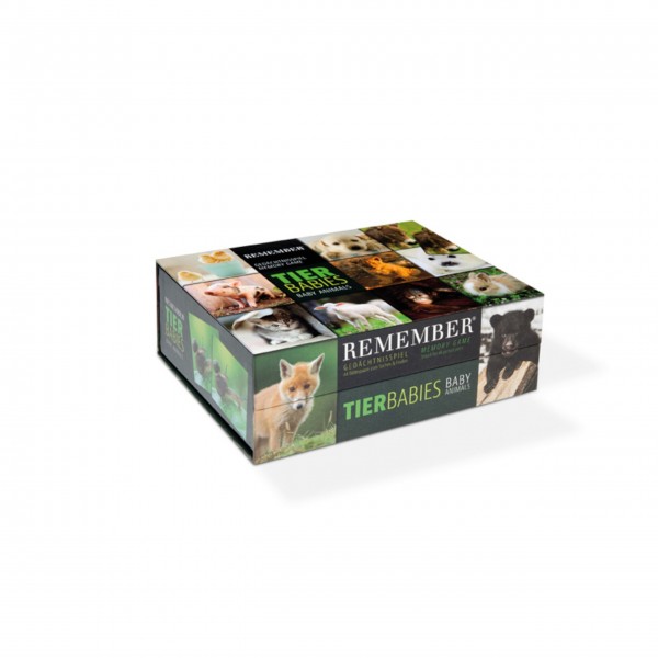 Memory "44 Tierbabies" in der Magnetbox von Remember