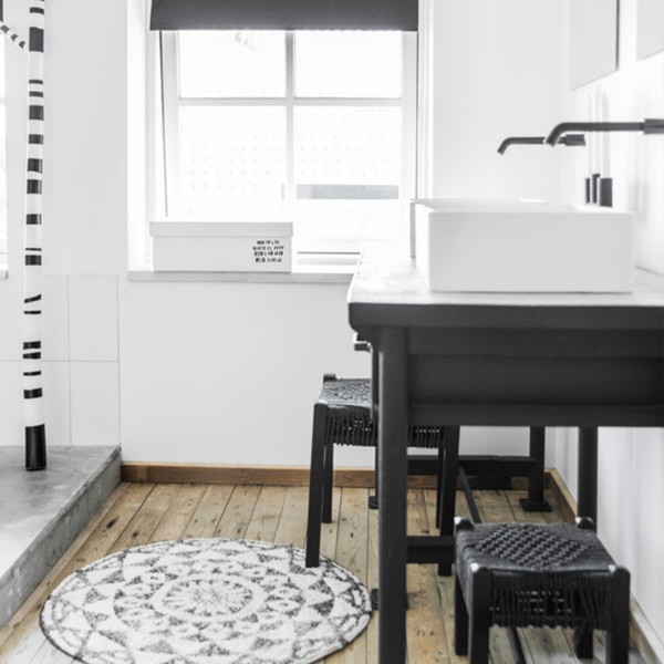 Badteppich - rund 120cm von HKliving
