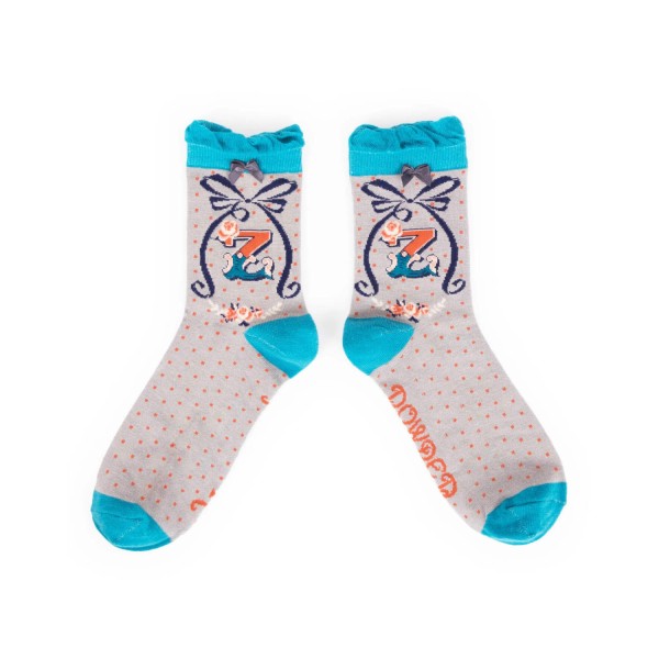 Powder Damen Socken "A-Z" - Buchstabe Z