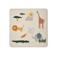 Aktivitäsdecke "Glenn - Safari" - 110x110 cm (Sandy Mix) von Liewood