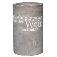 Weinkühler "Vino" - 21cm (Grau) von räder Design