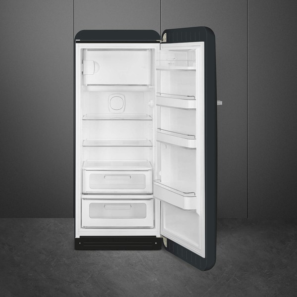 smeg Kühlschrank "50's Retro Style" FAB28 (Black Velvet) Tür rechts