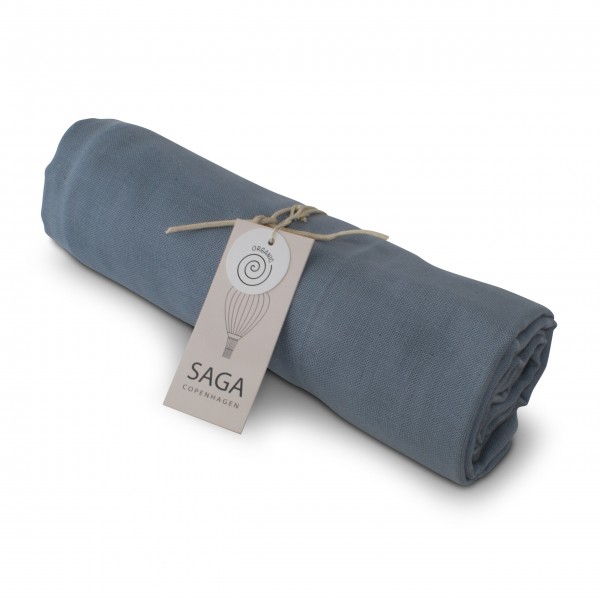 Wickeltuch / Mullwindel (Moonlight Blue) von SAGA Copenhagen