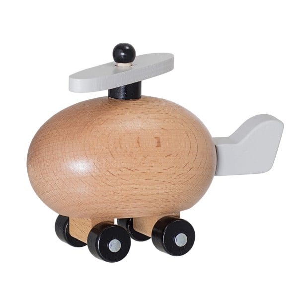 Bloomingville Spielzeugflugzeug aus Holz (Braun/Grau)