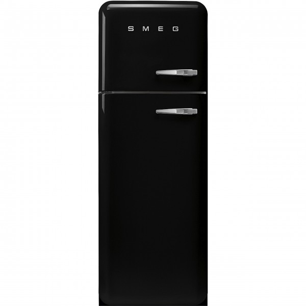 smeg Kühl-/Gefrierkombi "50's Retro Style" FAB30 (Schwarz) Tür links