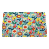 Fußmatte "Butterfly Garden" (Bunt) von Rex LONDON